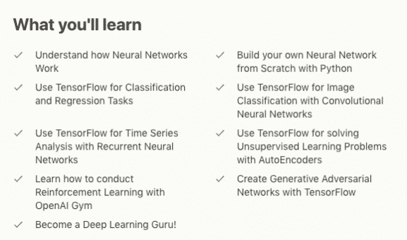 Complete Guide to TensorFlow for Deep Learning with Python