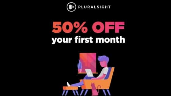 pluralsight 50% off